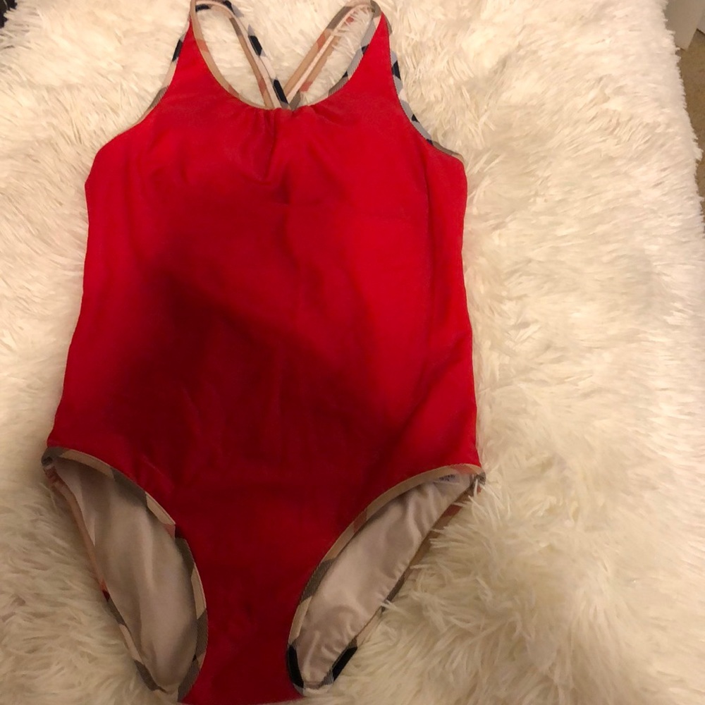 Burberry swimsuit very good condition size 14 /girl